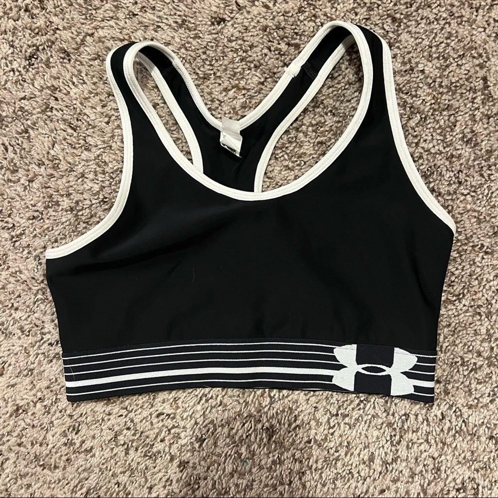 Black Under Armour Sports Bra